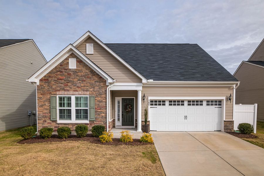 A finished home with a new architectural shingle roof